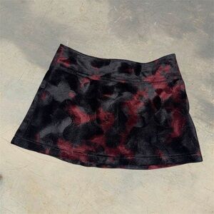 Vintage Lip Service Faux Fur Skirt